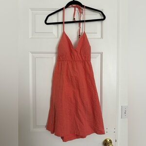 Mossimo Supply Co. Coral Textured Sundress